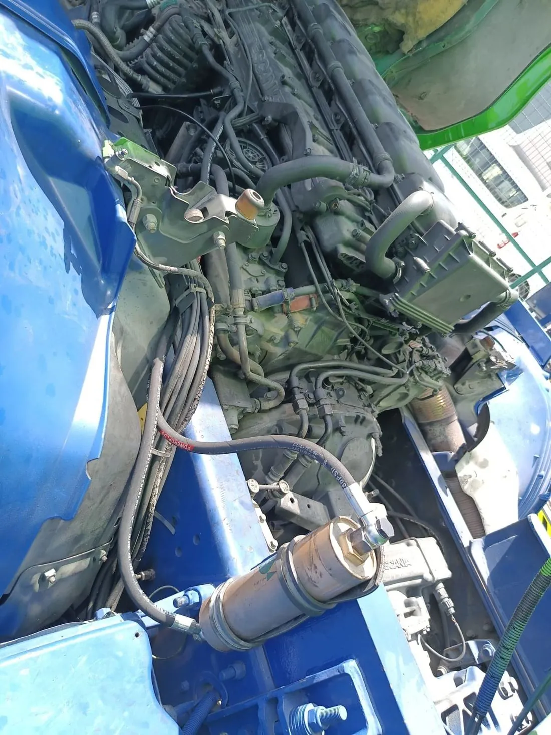 Catalyst in an engine bay