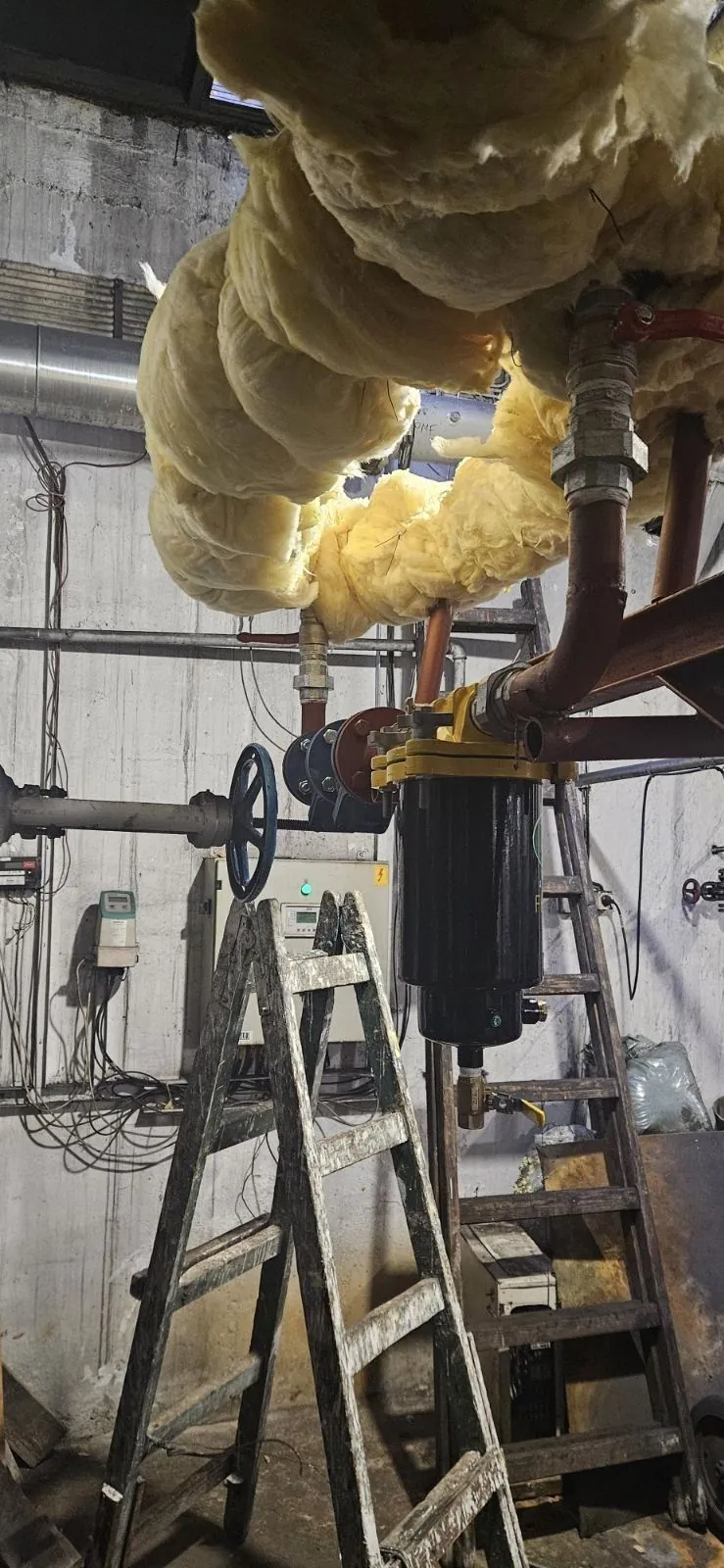 On a heavy fuel oil line